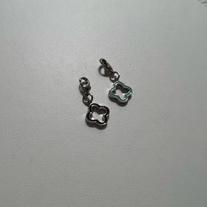 Enamel Clover Style Dangle